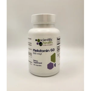 Melatonin 60 High Dose by Scientific Health Solutions Front