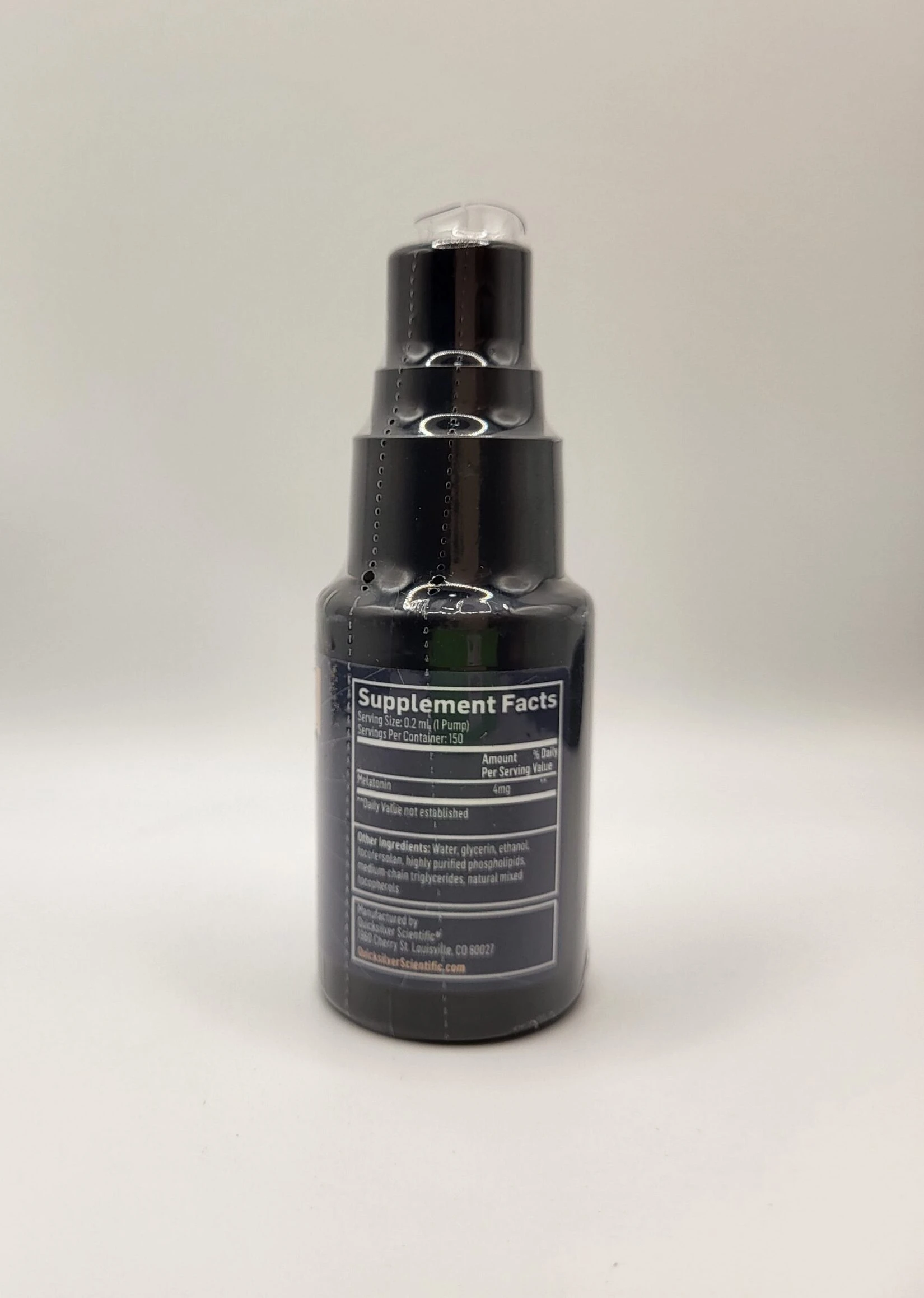 Quicksilver Scientific Melatonin Professional Strength 4mg Side