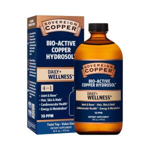 16oz Sovereign Copper Bio Active Copper Hydrosol Front