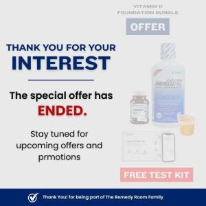 The Vitamin D Foundation Bundle + Free Test Kit  (NOT AVAIALBLE)