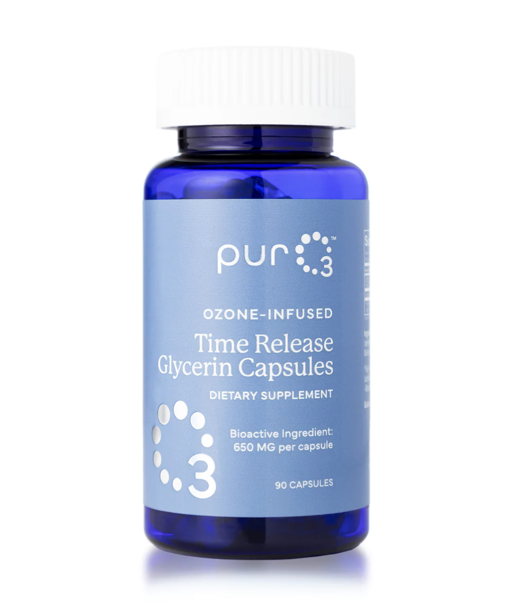Ozonated Glycerin Time Release Capsules