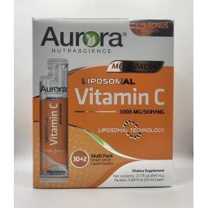 Aurora Liposomal Vitamin C Travel Pack 3000mgpacket Front