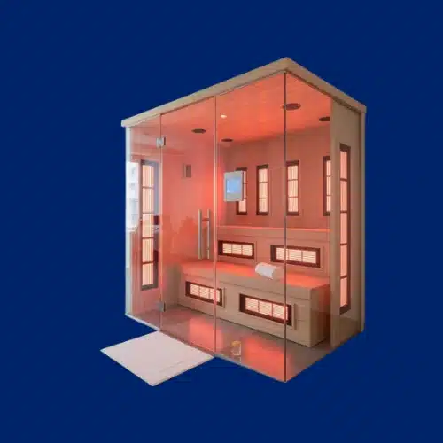 infrared sauna therapy room