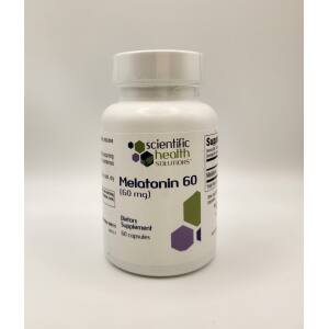 Melatonin 60 High Dose by Scientific Health Solutions Front