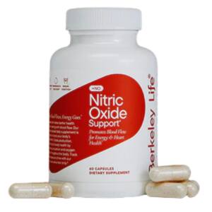 Nitric Oxide Support (Nitric Oxide Foundation)  by Berkeley Life, 60 Capsules